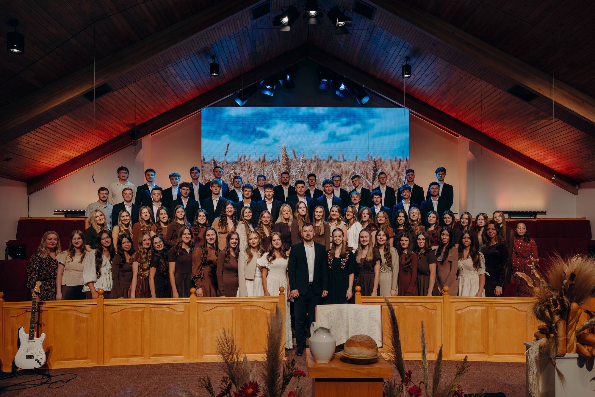 Youth choir at First Ukrainian Church